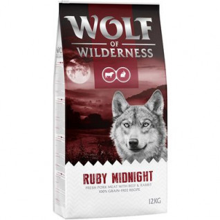 Wolf of Wilderness Adult "Ruby Midnight" - Beef & Rabbit